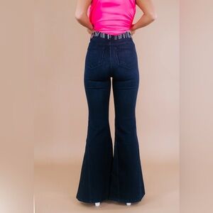 O2 Denim High Waisted Mermaid Flares